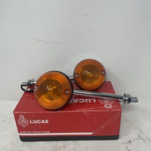 54057567 – Lucas-Type Turn Signal Indicators (Pair) for Norton Commando, BSA & Triumph